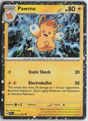 Pawmo 075/193 Paldea Evolved Cosmos Holo Promo