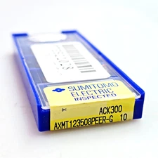 Sumitomo AXMT 123508PEER-G ACK300 Carbide Milling Inserts (Box of 10)