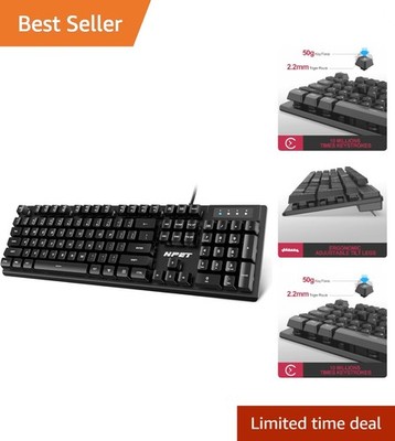 Comfortable Typing Experience - Black Full-Size Keyboard with Multimedia Control