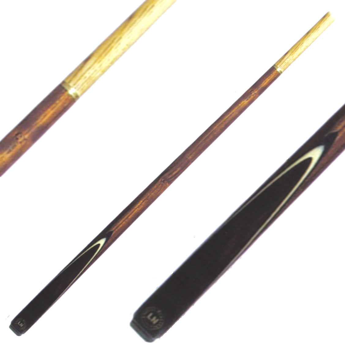 Queue de billard 144cm démontable pour stopper les tirs manqués au snooker et 8 pool