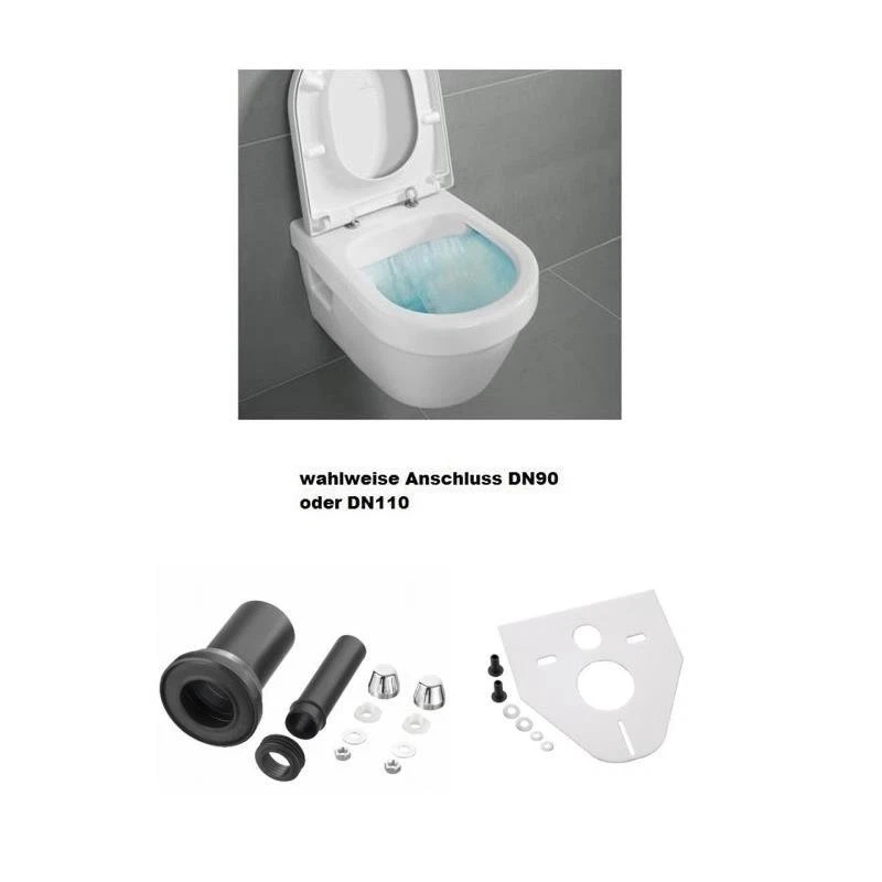 VILLEROY & BOCH V&B Omnia Architectura directflush Spülrandlos m. WC Sitz Schallschutz und Ansch