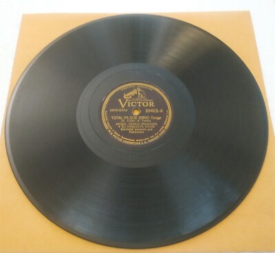 ANIBAL TROILO Victor 39403 TANGO 78rpm TOTAL PA QUE SIRVO / EL CUARTEADOR