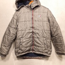 Tommy Hilfiger Boys Winter Puffer Jacket Sz.LG-14/16/Gray/Hooded/Fleece Lined