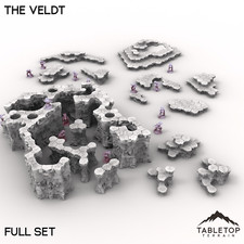 HEXTECH The Veldt Map Hill Sets-6mm - Small Scale Mech Wargames 6mm 8mm