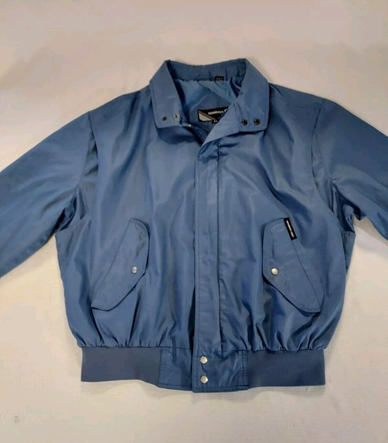 Members Only By Europe Craft Men's Vintage Blue Jacket, Size 44 - Picture 13 of 23