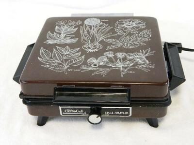 waffle iron and grill combo