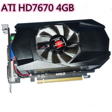 New AMD radeon 7670 4GB ddr5 PCI-E graphics card DVI HDMI VGA