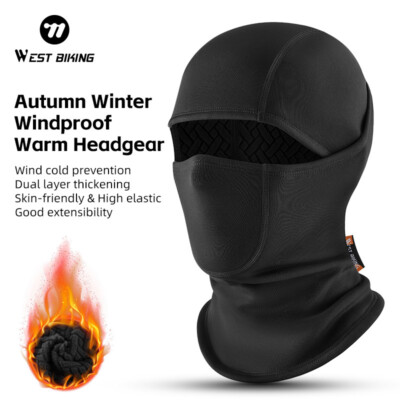 Full Face Mask Windproof Fleece Neck Winter Warm Balaclava Ski for Cold Weather