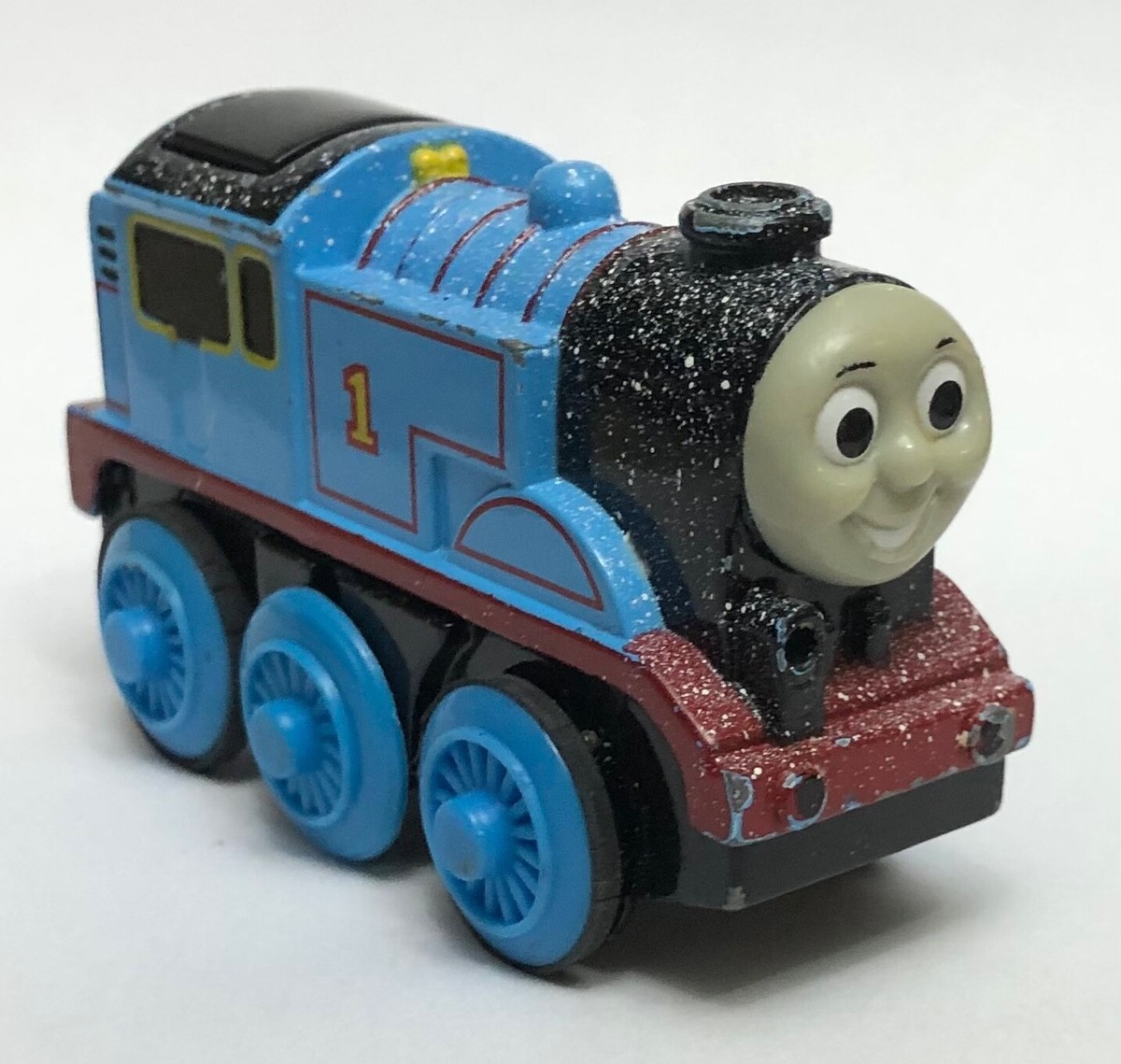 Wooden Railway Battery Operated Thomas Holiday Snow-Covered
