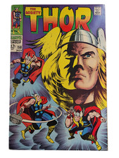 Mighty Thor 158 1968 Vintage Marvel Comic Kirby! Classic Cover 4.5-5.5 Raw Book