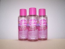 Victoria's Secret Pink Fresh  Clean Sun Daze Fragrance Mist 8.4 oz - Lot of 3