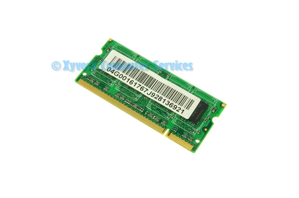 HYOVF1A0834ZJ GENUINE ADATA LAPTOP MEMORY 1GB 1RX8 PC2-6400S-666-12 (CA61) - Image 2 of 2