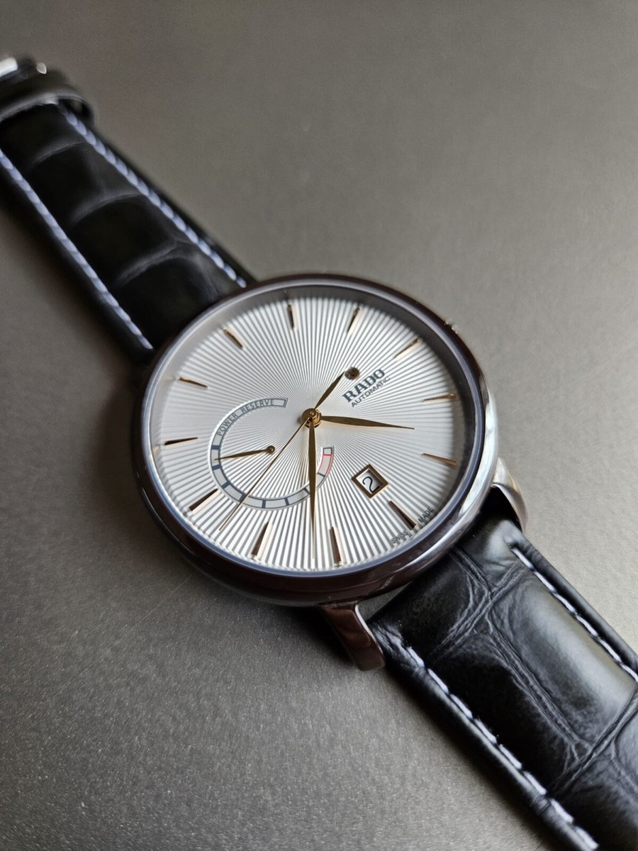 Rado DiaMaster Power Reserve Gunmetal PVD w/ 2 Straps & PVD