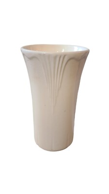 Vintage Art Deco White Pottery Vase U.S.A. 433 10 3/4 | eBay