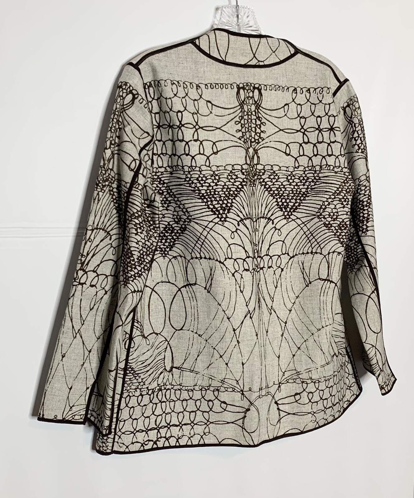 Chico’s Silver Script Cascada Reversible Jacket S… - image 5