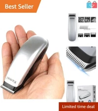 Travel-Friendly Hair Trimmer with Stainless Steel Blades - For All Hair Types