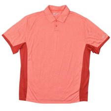 Nike Golf Dri Fit Men's Size XL Red Polo Shirt Polyester Short Sleeve