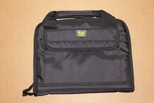 TARGET SPORTS PISTOL CASE HANDGUN BAG HUNTING SHOOTING RANGE W/ MAGAZINE POUCH