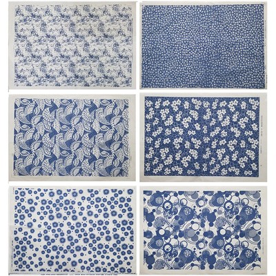Pottery ceramics clay Transfer paper glaze underglaze flower paper b;k;