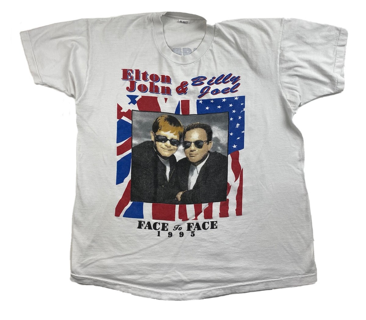 Vintage 90s Elton John Billy Joel Face to Face Pianoman Tour 