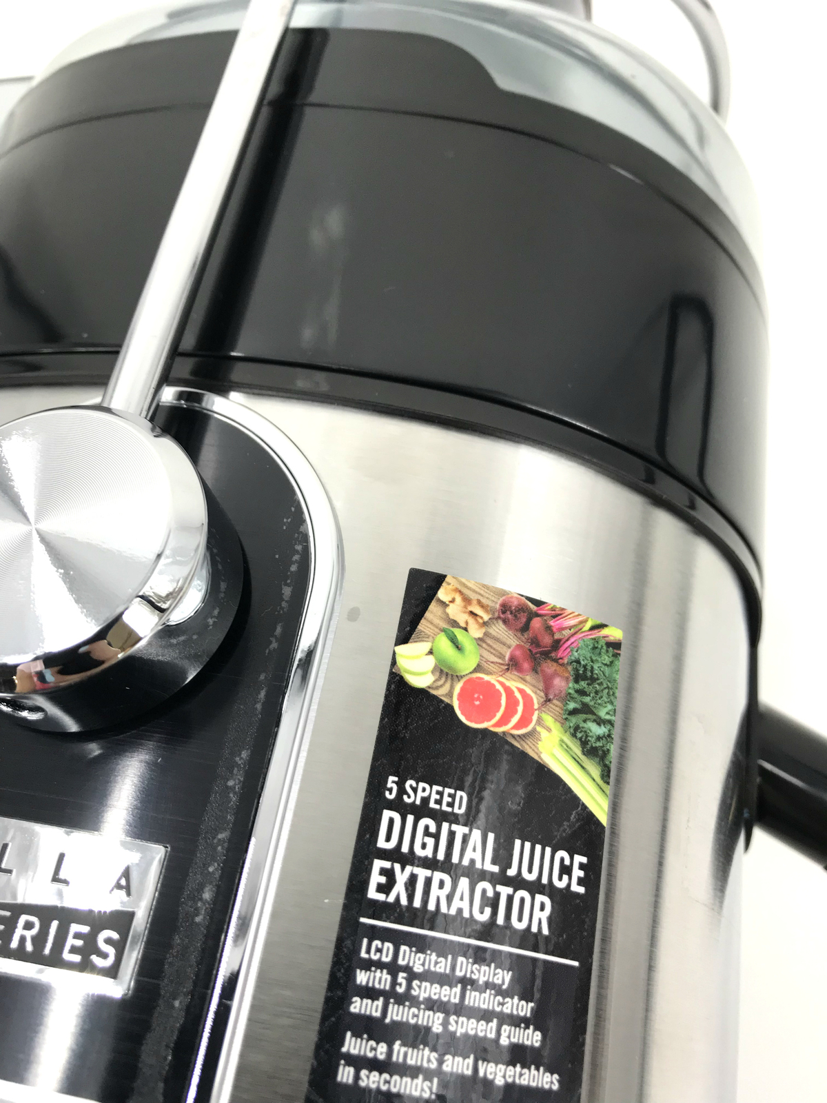 Bella Pro Series 5 Speed Digital Juice Extractor 42898A1 Black/Stainless Steel eBay