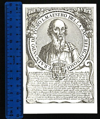 MALTA (S.M.O.M.)- RAFFIG.DI F.RAIMONDO DE PODIO I MAESTRO SAC.RELIG.GEROS. 24250