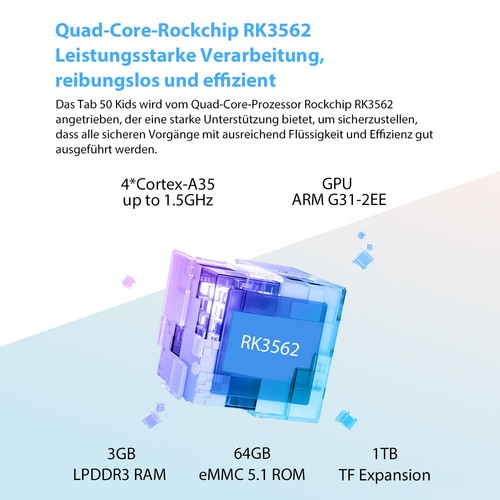 Blackview Tab 50 Kids WiFi 6 Tablet 8 Zoll 6GB+64GB 5580mAh 1280*800 Für Kinder - Bild 10 von 17