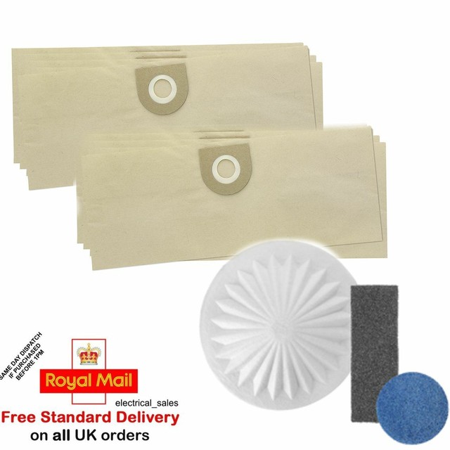 FITS VAX VACUUM CLEANER DUST BAGS 121 2000 4000 5000 6000 x 10 WITH