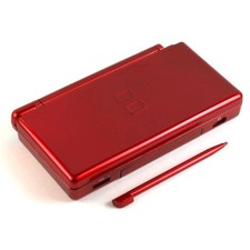 Nintendo DS Lite Full Replacement Housing Shell Screen Lens Crimson Red NEW US 
