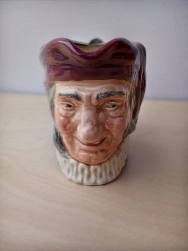 Royal Doulton MEDIUM 4" Character Toby Mug Simon the Cellarer Vintage NEW 
