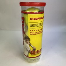 Wilson Championship Extra Duty - 3 Tennis Balls 2009 Sealed!