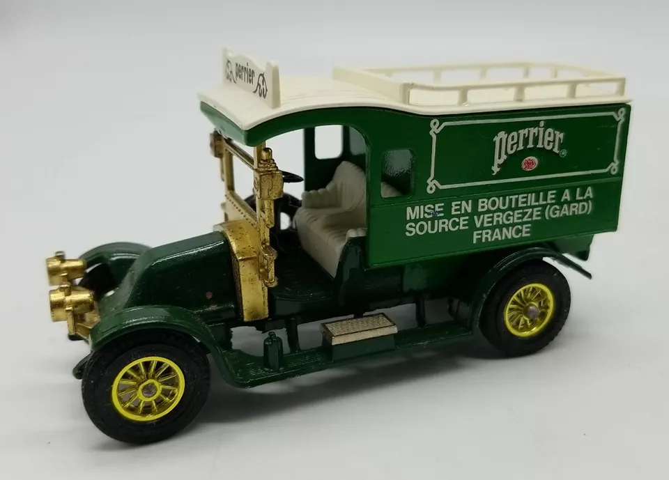 Matchbox 1910 Renault PERRIER WATER Delivery Van Y-25 Models of Yesteryear 1983 - Image 3 of 4