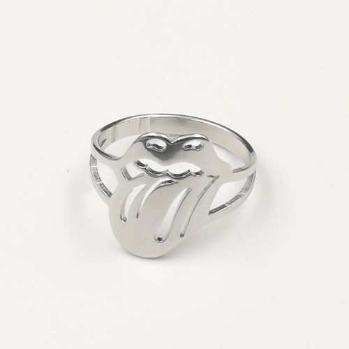 Anello Rolling Stones gioielli acciaio inox US 7# 8# 9# 10# - Foto 3 di 6