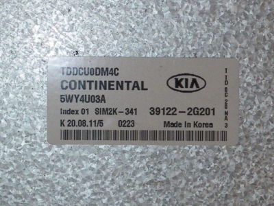 11 12 13 FORTE 2.0L AT CA EMIS COMPUTER BRAIN ENGINE CONTROL ECU ECM MODULE UNIT
