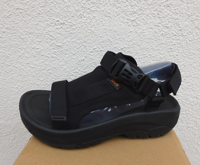 TEVA BLACK HURRICANE AMPSOLE VOLT PLATFORM SANDALS, WOMEN US  display picture 2