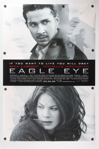 Eagle Eye 2008 Double Sided Original Movie Poster 27" x 40"