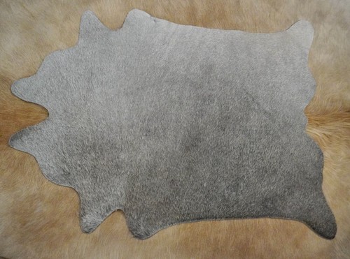 A Mini Hide in perfect Shades of Grey - A Tiny Cowhide for a Tiny Home - - Picture 2 of 6