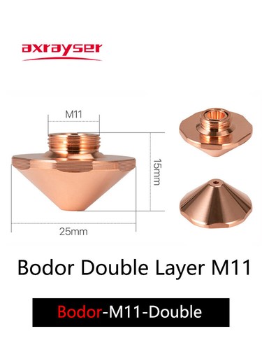All Types Laser Nozzles Double/Single D28/D32mm for Raytools Precitec WSX Bodor - Picture 20 of 27
