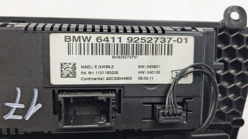BMW X3 F25 MK2 AC AIR CON HEATER CLIMATE CONTROL SWITCH PANEL 9252737 2011 - Picture 8 of 8
