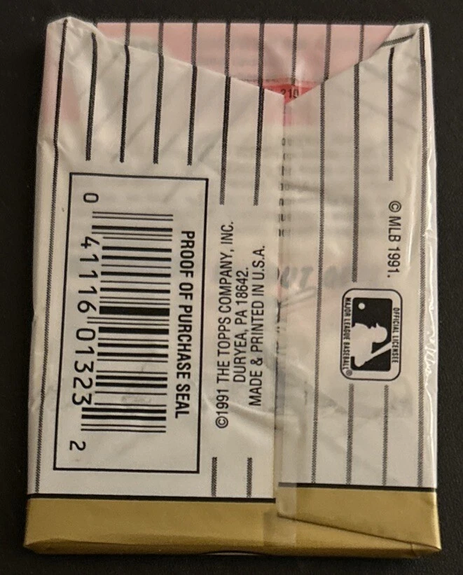 1991 Topps Archives Pack “1953” Milt Bolling Red Sox Top Joe Adcock Braves Back - Image 2 of 2