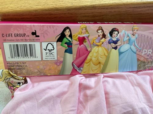Disney Princess Toddler Girls 5 piece Set-3 Shirts, 1 Skort,1 Pants Size 3T NEW - Picture 5 of 6