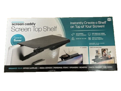 Screen Caddy | Screen Top Shelf | Black | New w/ Original Box