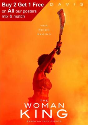 Viola Davis The Woman King 2022 Filmplakat A5 A4 A3 A2 A1