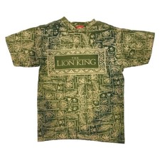 Vtg The Lion King Movie Promo All Over Print Shirt Medium Single Stitch 90s