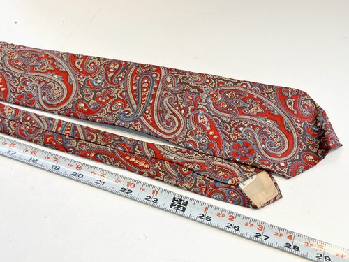 PAISLEY Jordan Marsh Florida MENS TIE SILK - Picture 2 of 13