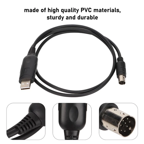 8 Pin Mini Din To USB 8 Pin Din Female To USB Cable PVC Write Frequency Cable 8