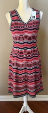 Missoni Dress Knit Multicolour Stars Size 42