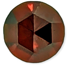 2.5mm Natural Red Garnet Rose Cut AAA Loose Gem Extra Fine