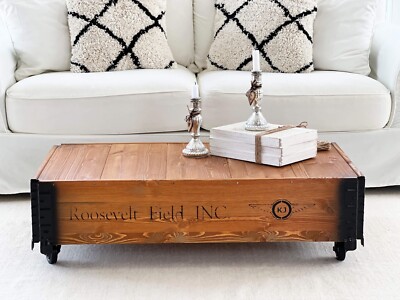  Couchtisch Wohnzimmertisch Sofatisch Holz massiv vintage shabby loft retro desi