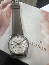 Mens Tudor Price OysterDate Stainless Steel Silver Dial 34mm Watch 90734 5